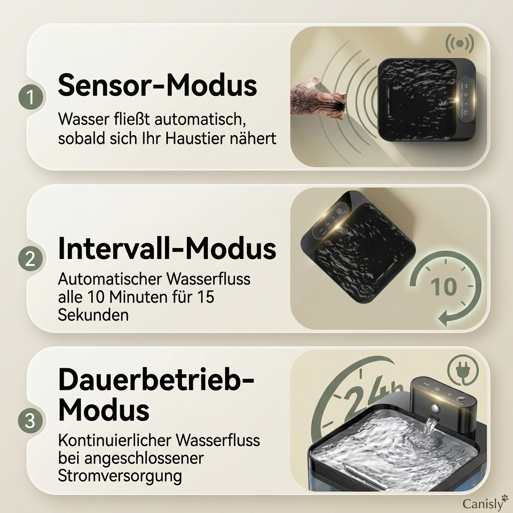 Lumo – Kabelloser Haustier-Trinkbrunnen mit infrarot-Sensor