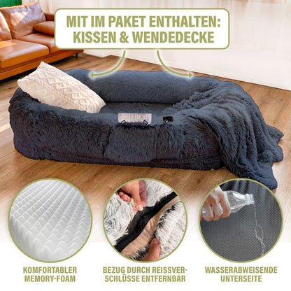 BONDED Mensch-Hund-Kuschelbett