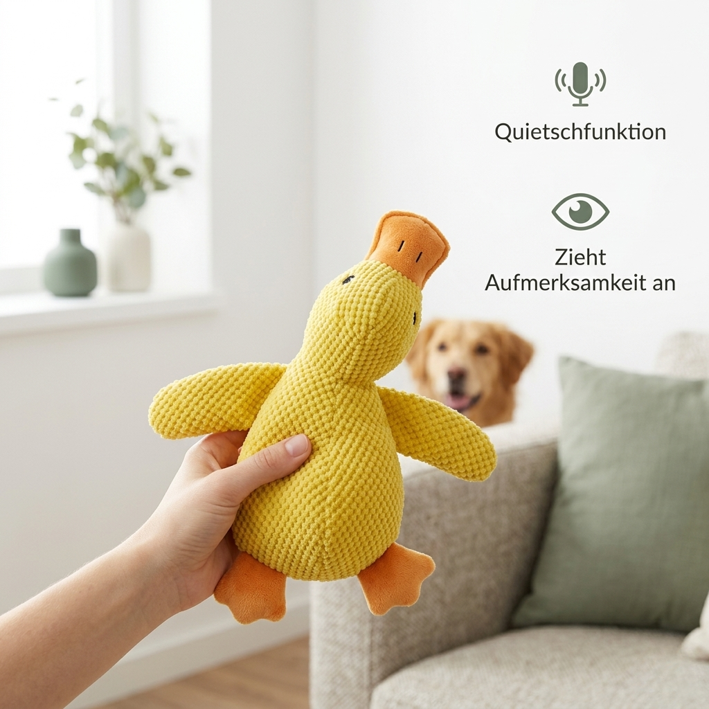 Quacky – Beruhigende Kauspielzeug-Ente