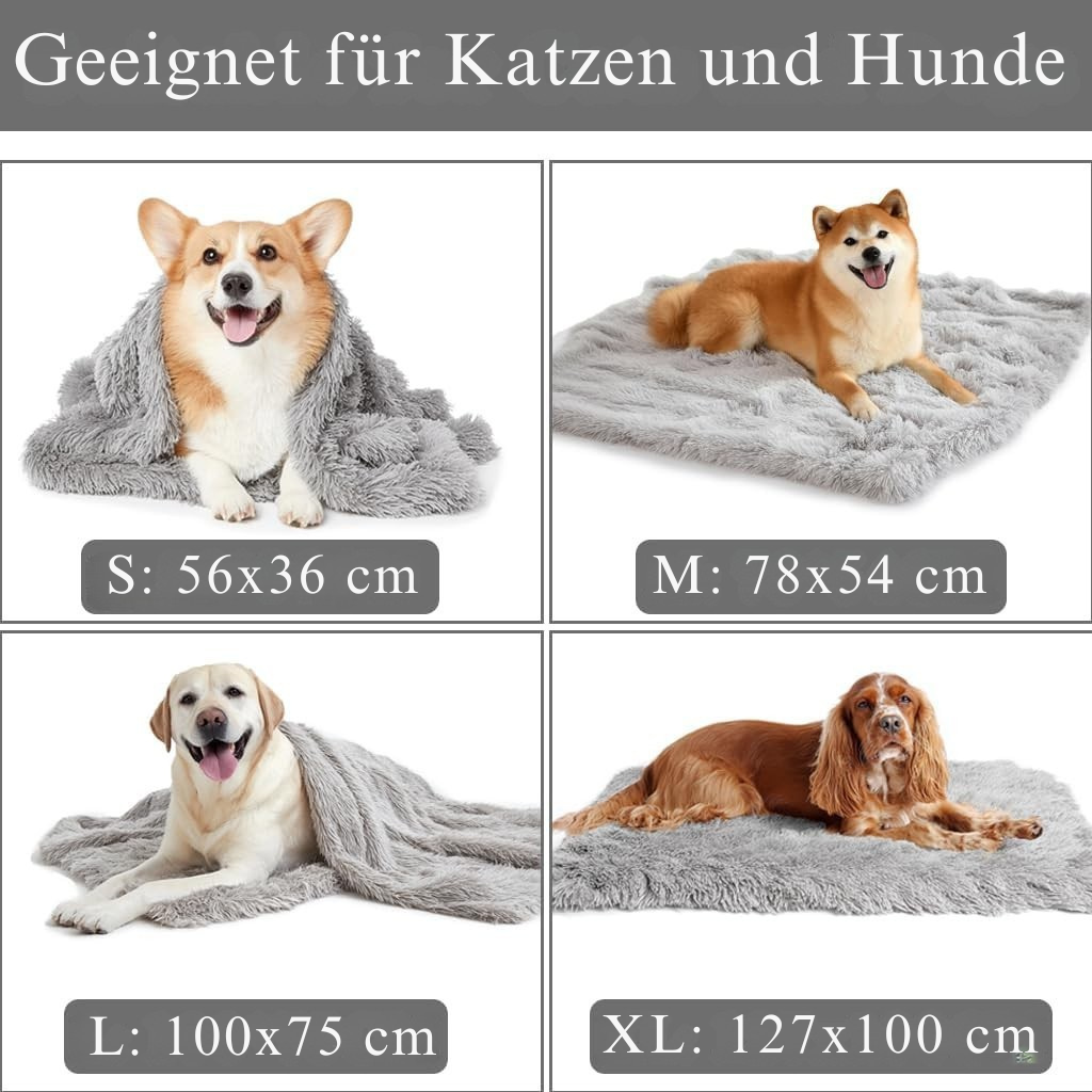 SERENO Flauschige Wohlfühldecke für Hunde