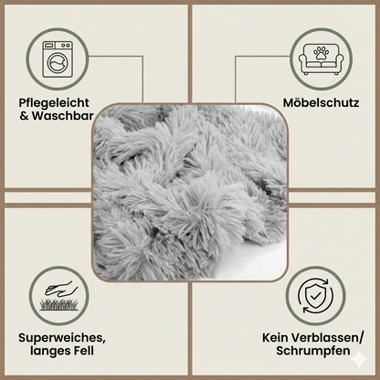 SERENO Flauschige Wohlfühldecke für Hunde