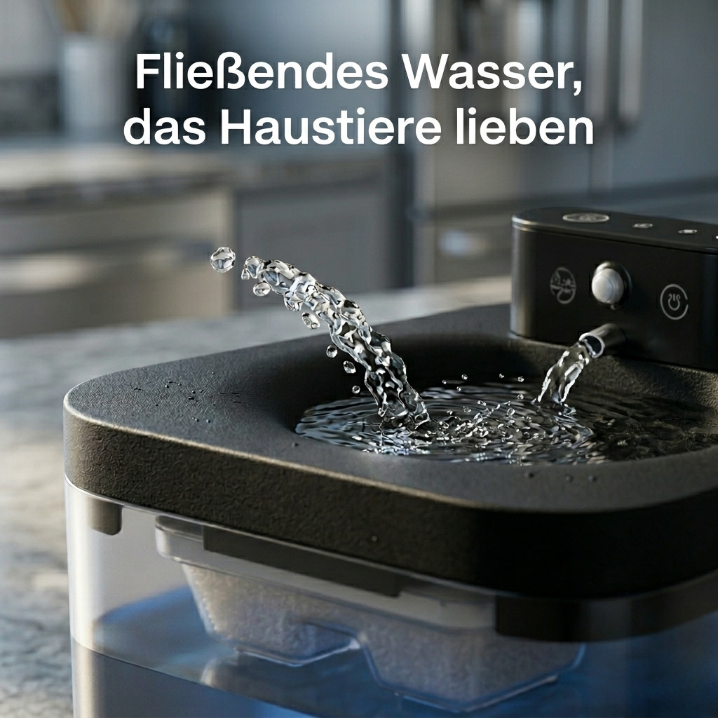 Lumo – Kabelloser Haustier-Trinkbrunnen mit infrarot-Sensor
