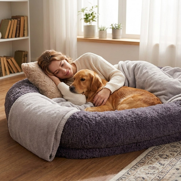 BONDED Mensch-Hund-Kuschelbett