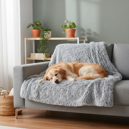 SERENO Flauschige Wohlfühldecke für Hunde