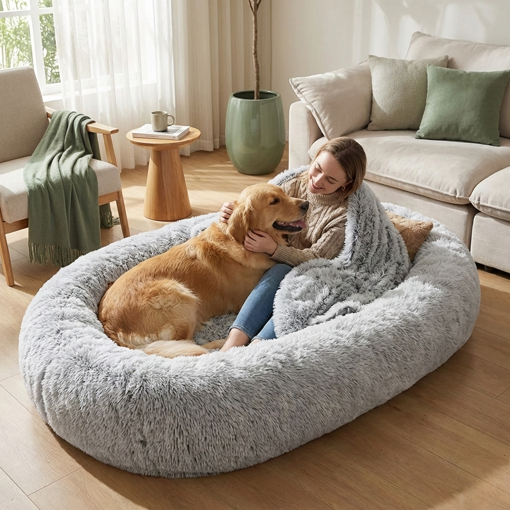 BONDED Mensch-Hund-Kuschelbett