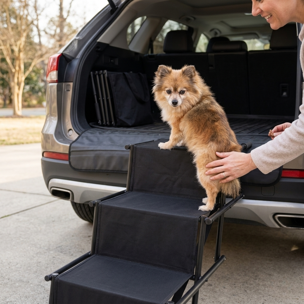 LUMA Hundetreppe für sanftes Einsteigen