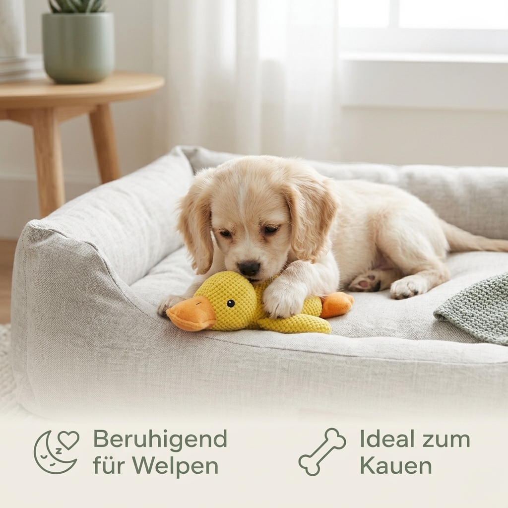 Quacky – Beruhigende Kauspielzeug-Ente
