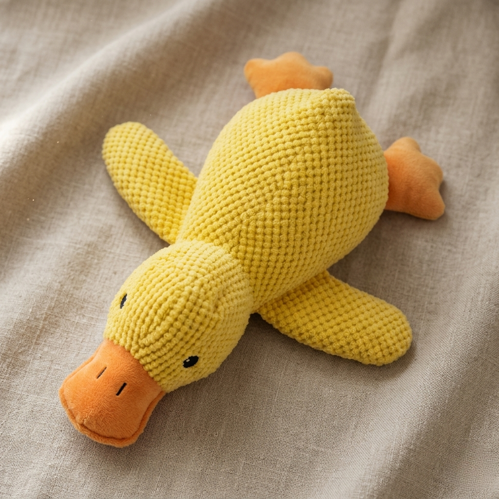 Quacky – Beruhigende Kauspielzeug-Ente