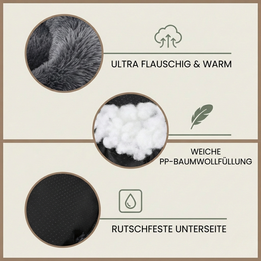 ELYON Entspannungs-Wolkenbett für Hunde
